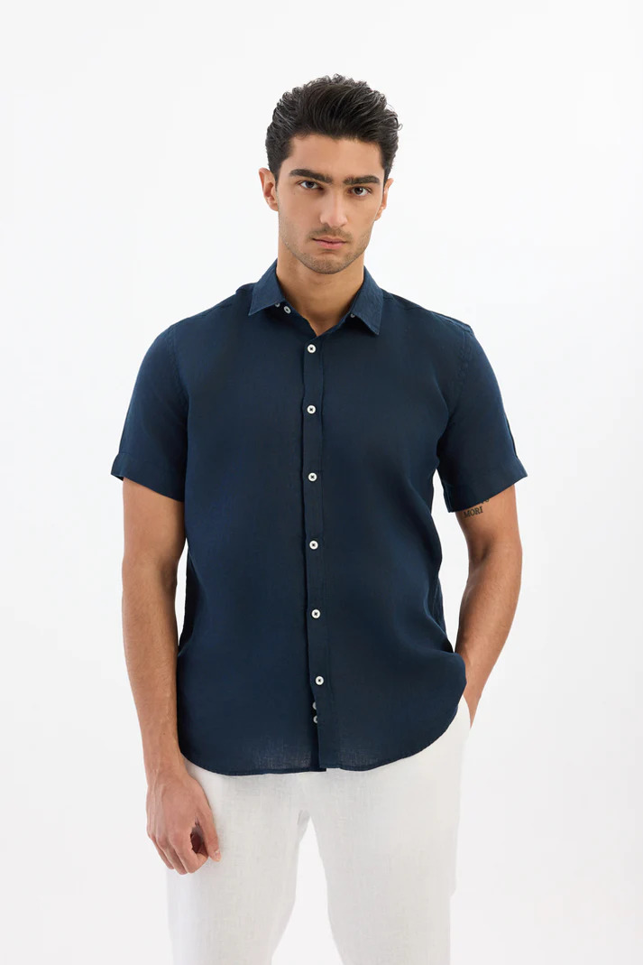 Round Neck Textured Tshirt