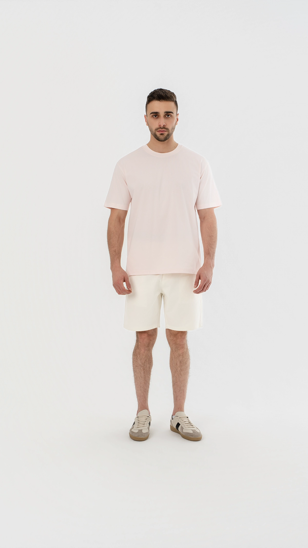 Cotton Blend Chino Short