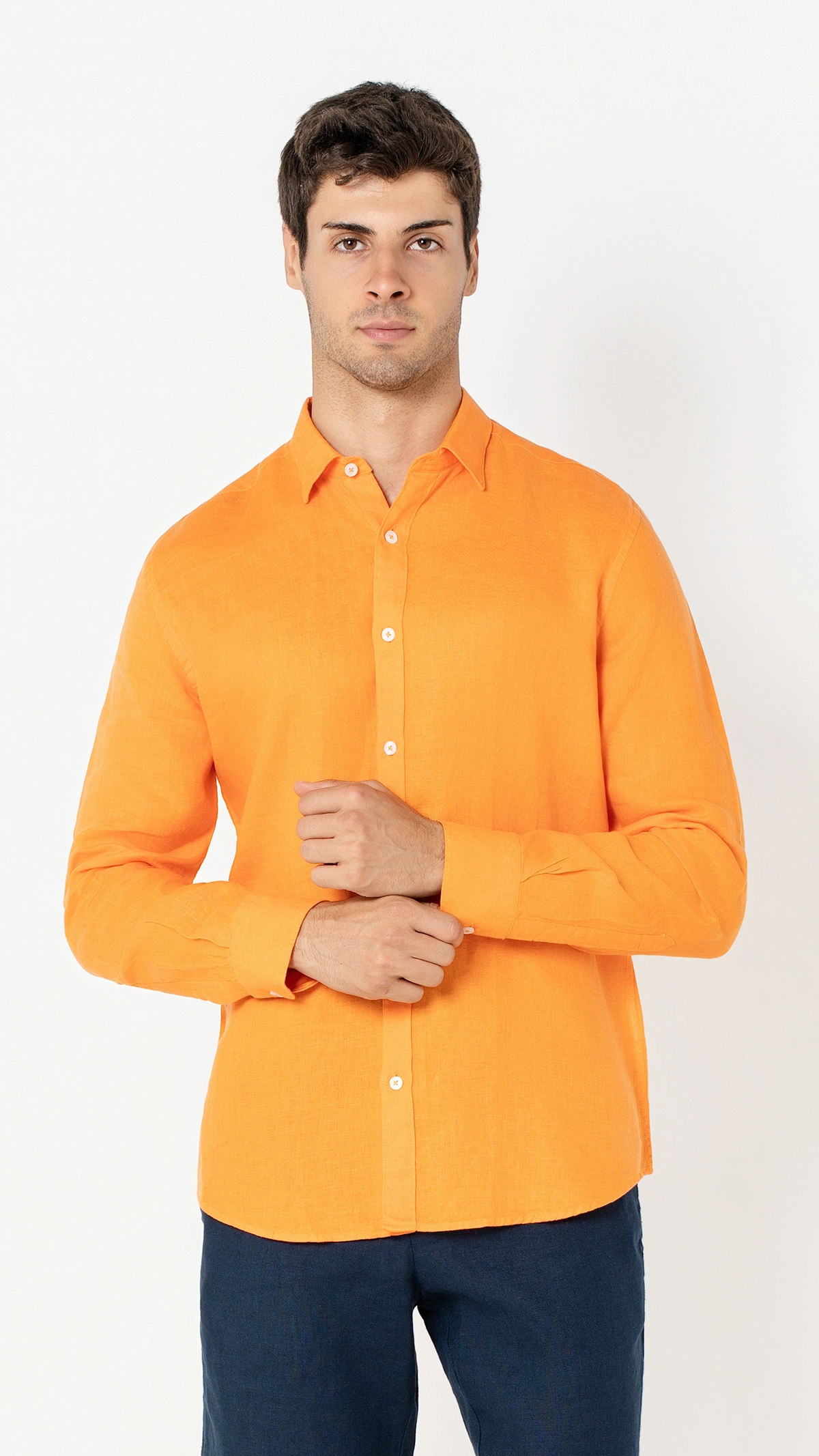 Regular Fit 100% Linen Shirt